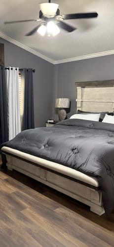 Customer photo review of FLORÉ Over-Sized Eucalyptus Comforter Set