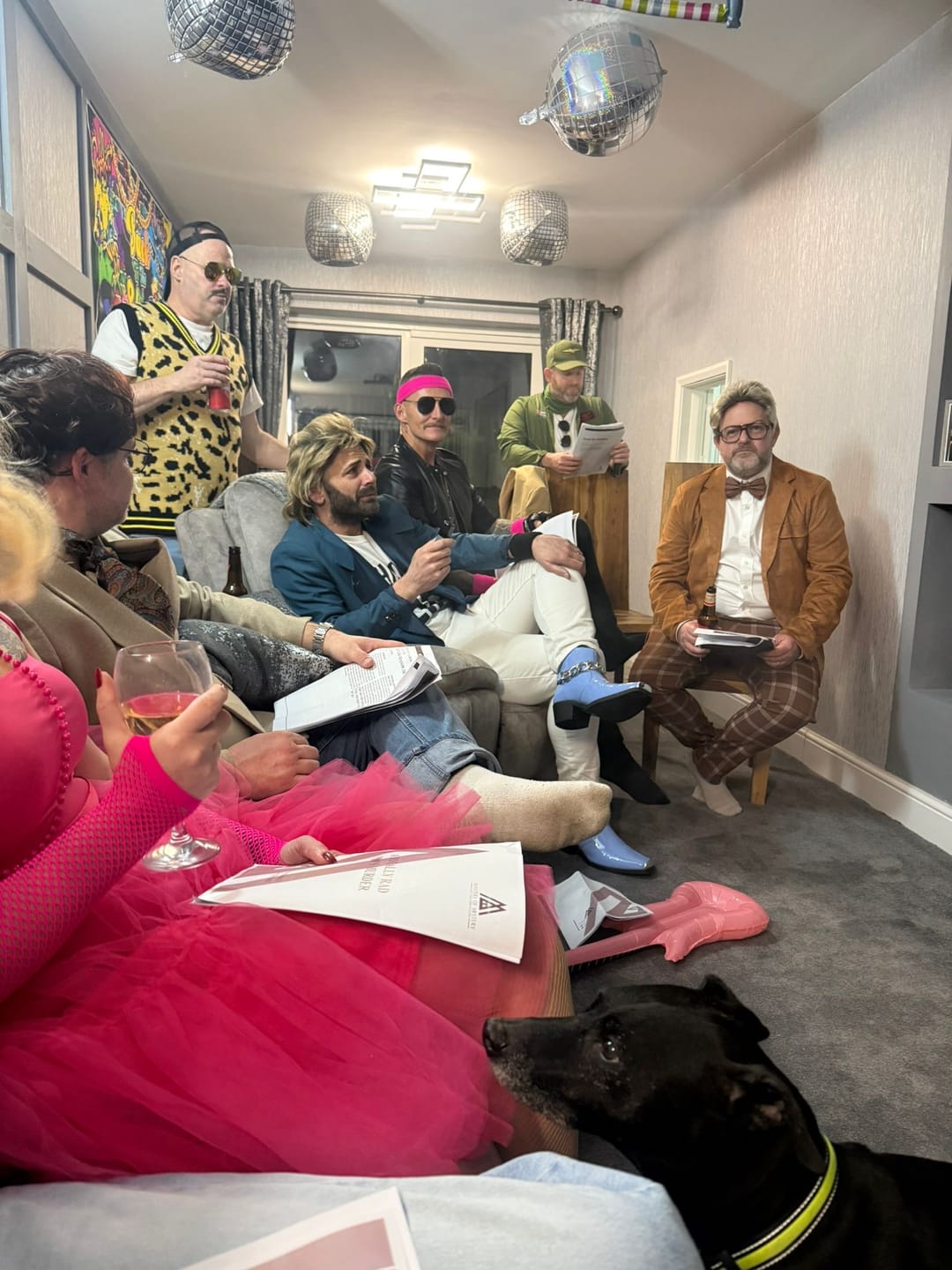 Customer photo review of 1980s Murder Mystery Game Kit
