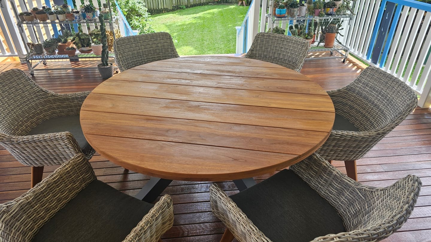 Customer photo review of Semco Honey Teak Sealer