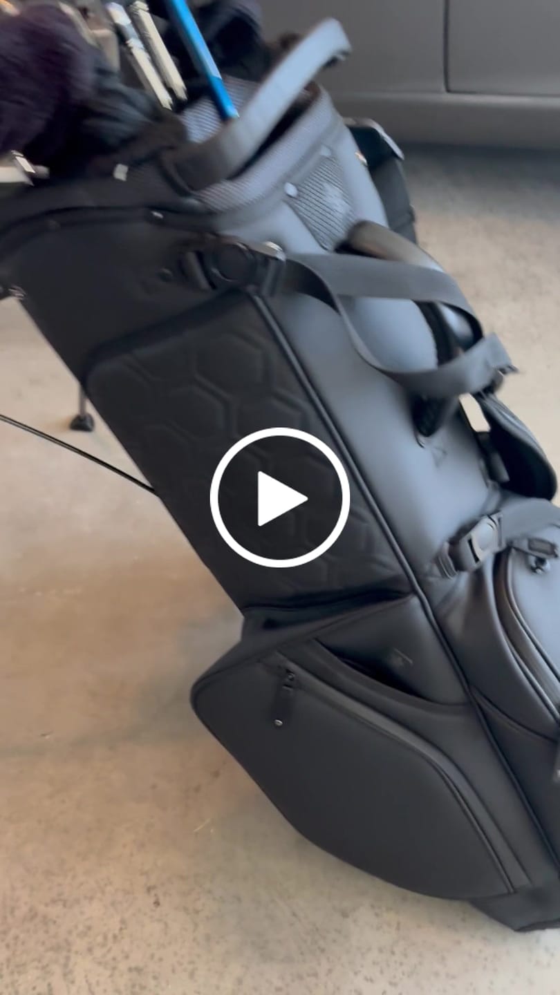 Customer video review of LUX 9.5" 14-Way Hybrid Stand Bag: Tar