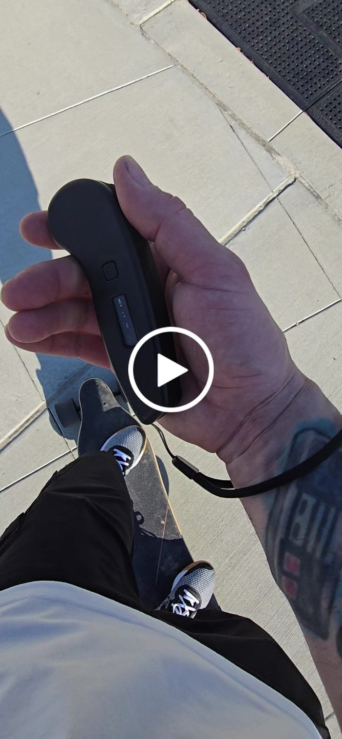Customer video review of Smart OLED Screen Remote for WowGo 3 / 3X / 2S