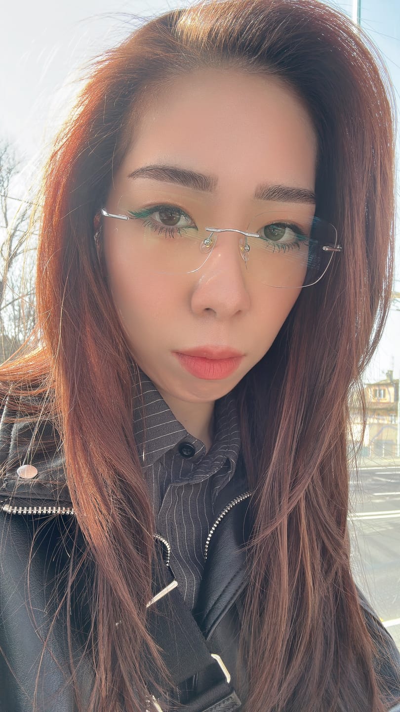 Customer photo review of Megan Eyeglasses