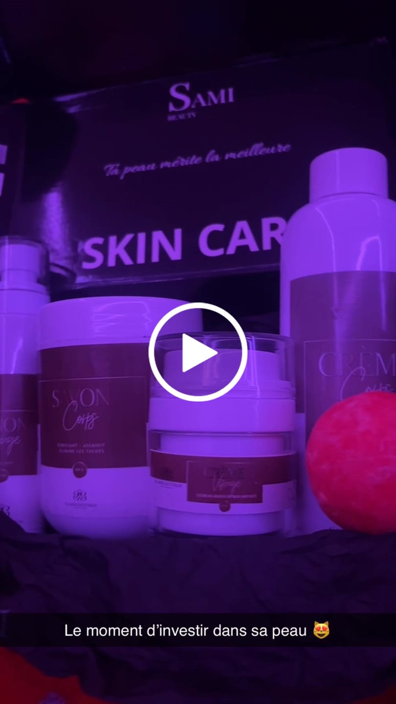 Customer video review of Gamme biscuit complète + 200 ml de crème corps offerte ( format 500 ml au lieu de 300 )