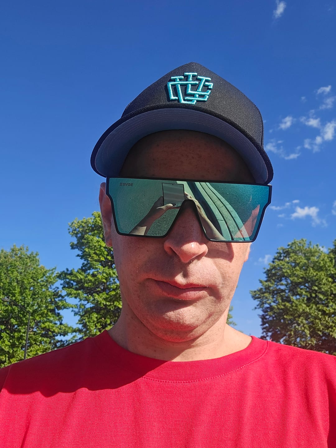 Customer photo review of LVCO Midnight Mint A-Frame Snapback