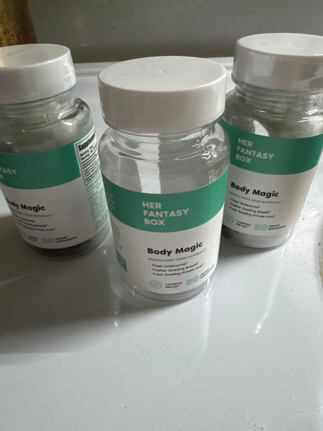 Customer photo review of Body Magic Chlorophyll Pill for Feminine Odor - 3 pk