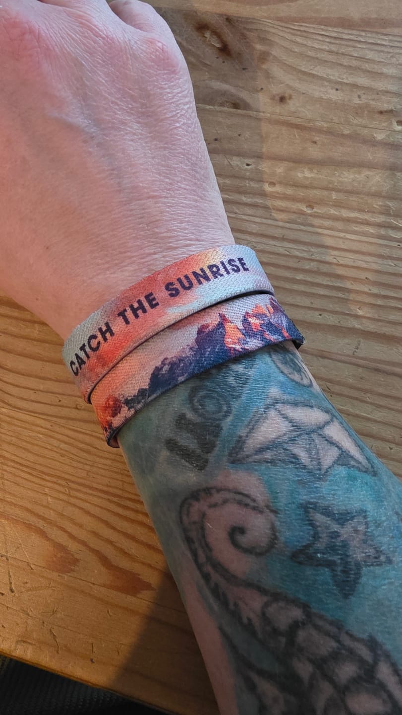 Customer photo review of Catch The Sunrise - Elastisches Armband