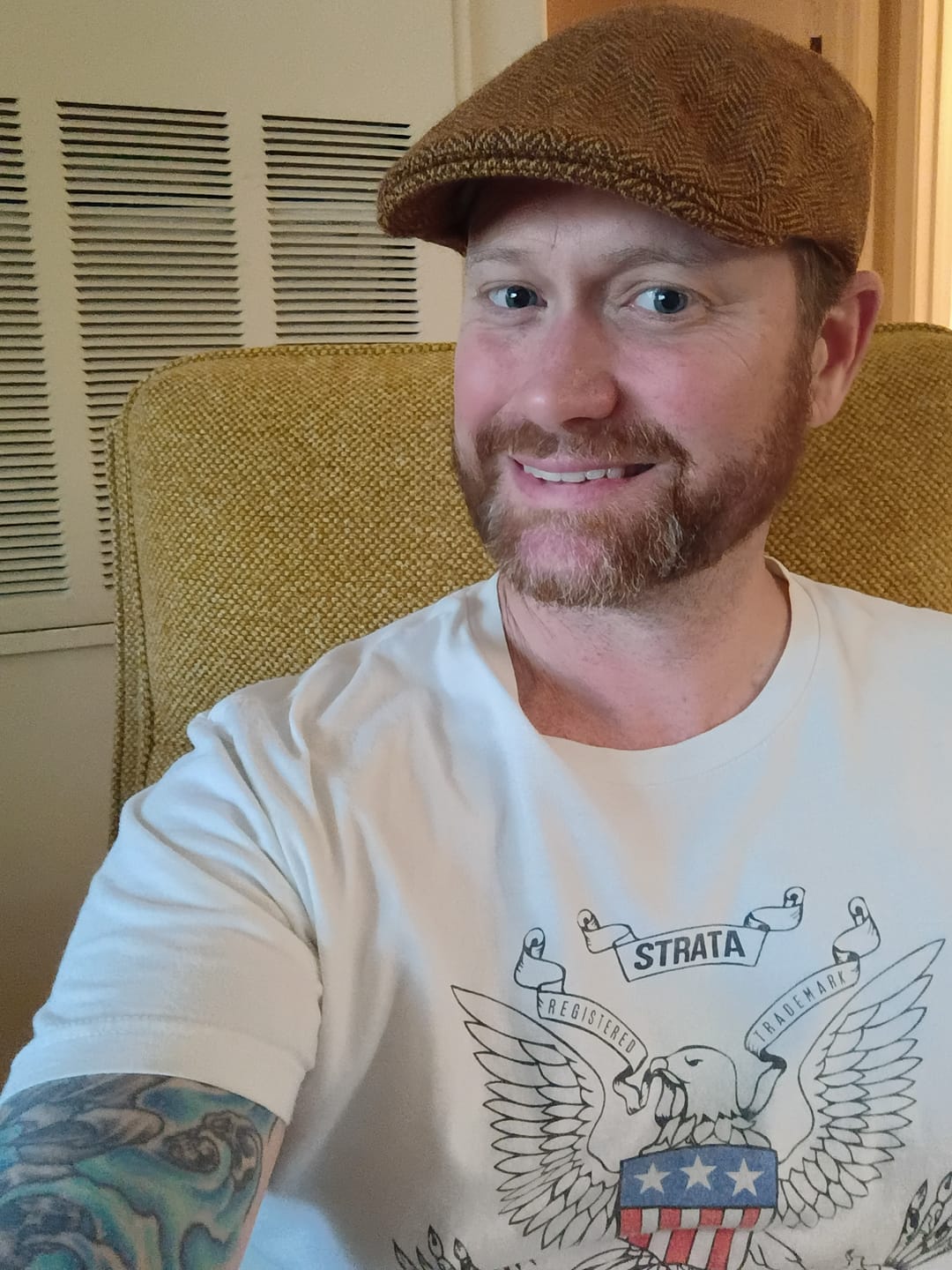 Customer photo review of Donegal Touring Cap Tweed