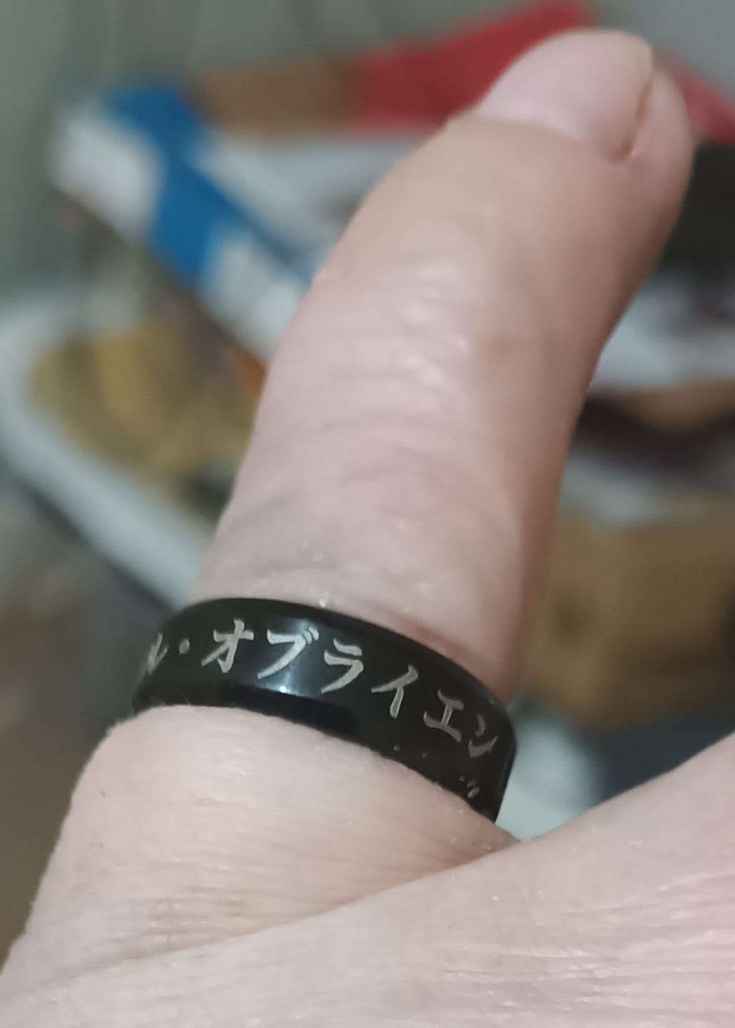 Customer photo review of Anneau Personnalisé Japonais