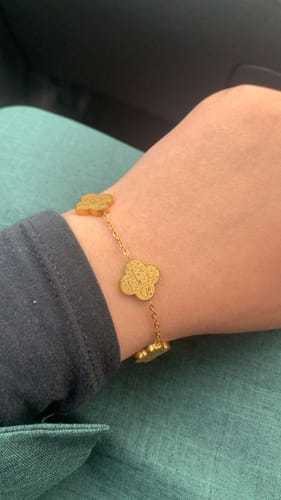 Customer photo review of "With Hardship Comes Ease" Bracelet