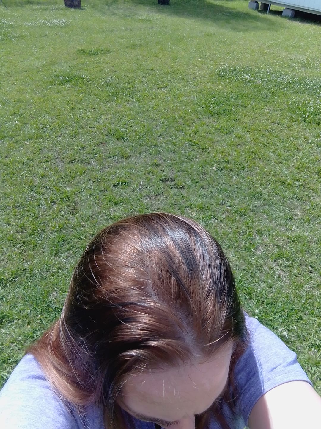 Customer photo review of Instant Dye Shampoo