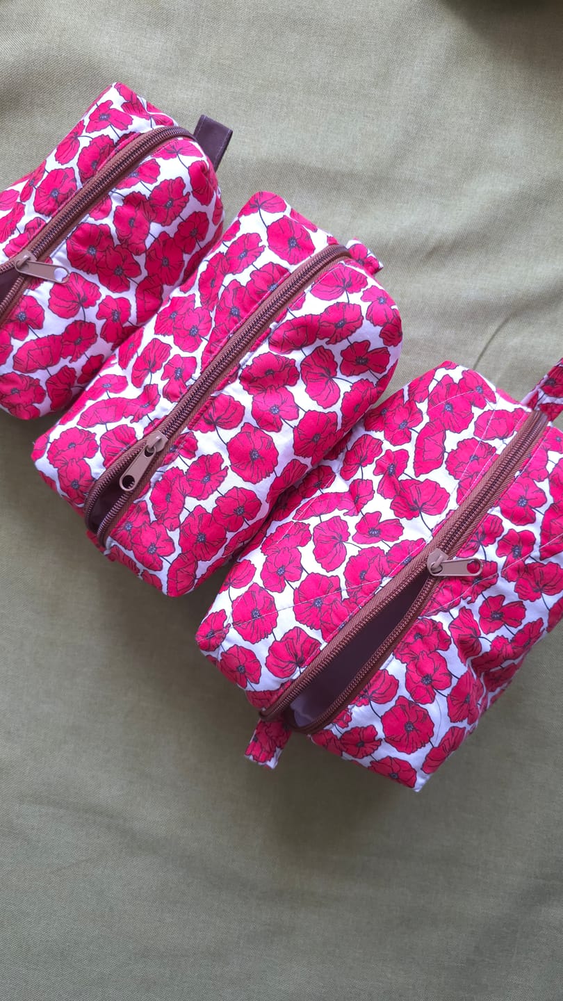 Customer photo review of Poppy Petals Polycotton Fabric