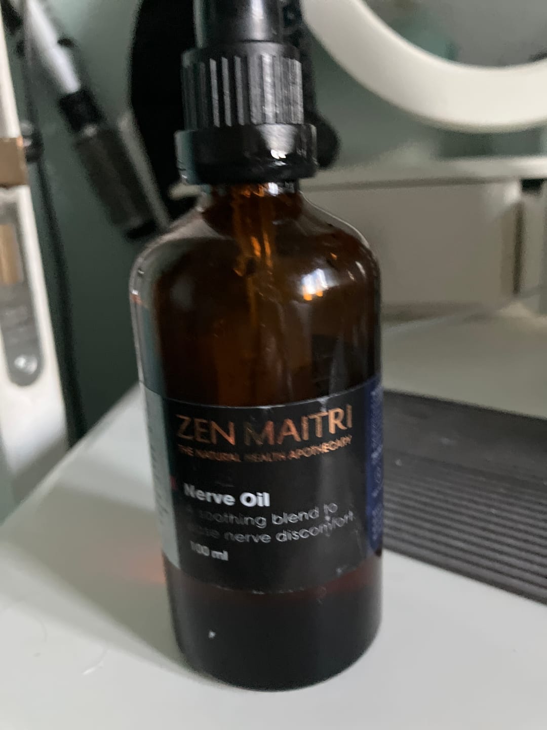 Customer photo review of Nerve Oil – Warming Massage for Comfort & Mobility, 100ml