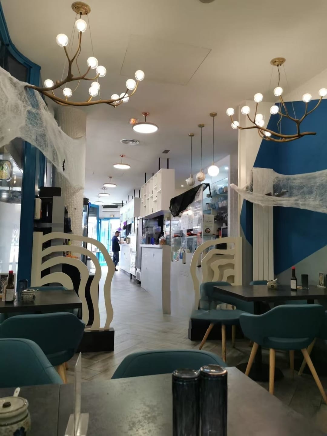 Customer photo review of Rustic Tree Branch Chandelier, Dimmable