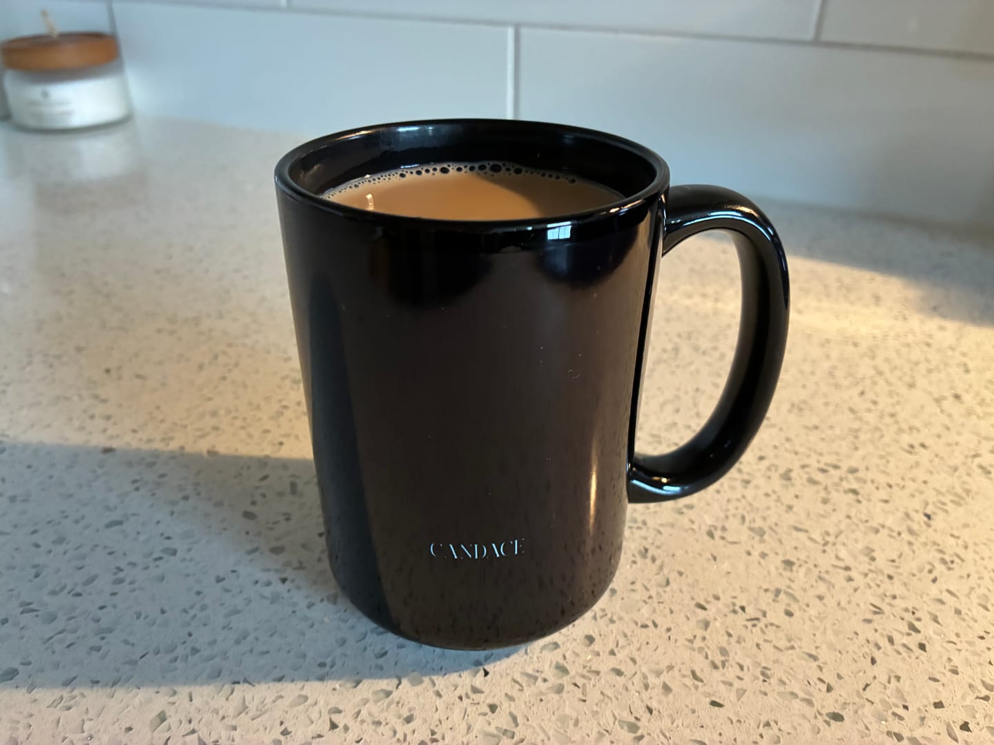 Customer photo review of We Know Mug