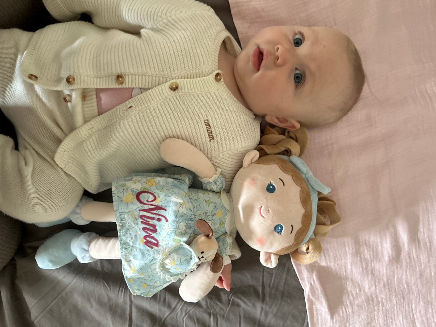 Customer photo review of Personalized Lily Girl & Her Pet