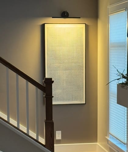 Customer review photo for Wabi Sabi Wall Art #TX188