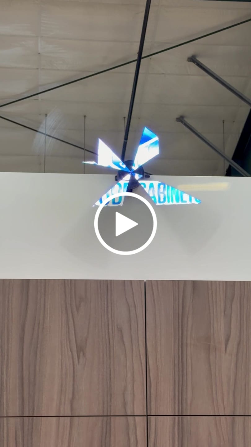 Customer video review of L5 Holographic Fan 28.5"
