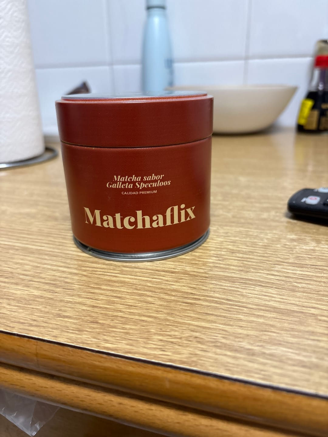 Customer photo review of Té Matcha Premium Galleta Speculoos