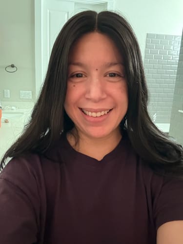 Customer photo review of Natural Black // The Lusta Lace Wig