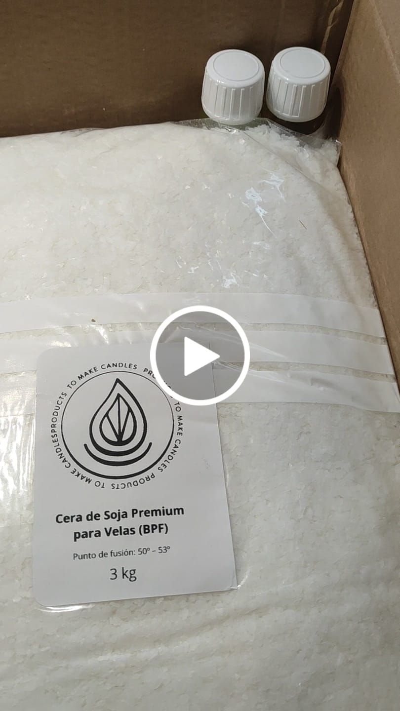 Customer video review of Cera de Soja Premium para Velas (BPF)