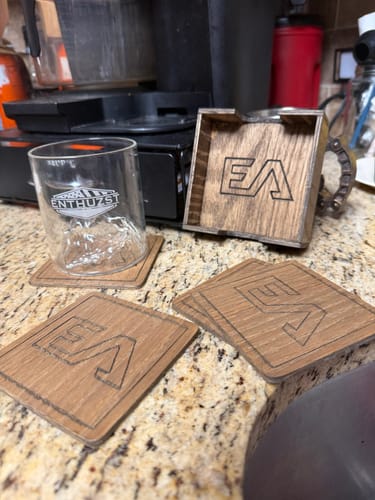 Customer photo review of RUSTIC COASTERS