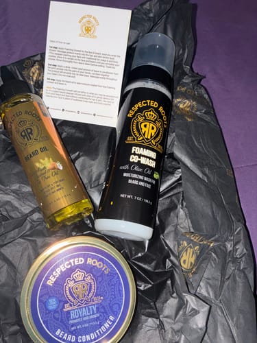 Customer photo review of Beard Care Kit