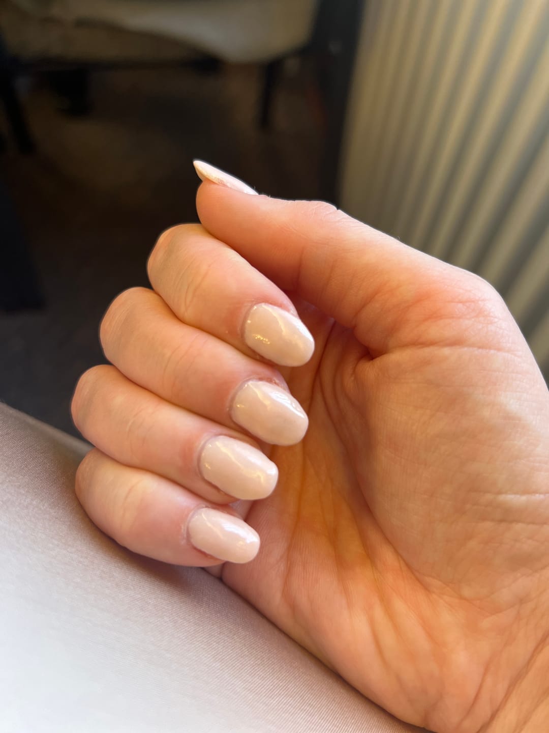 Customer photo review of Khaki Dipping Powder