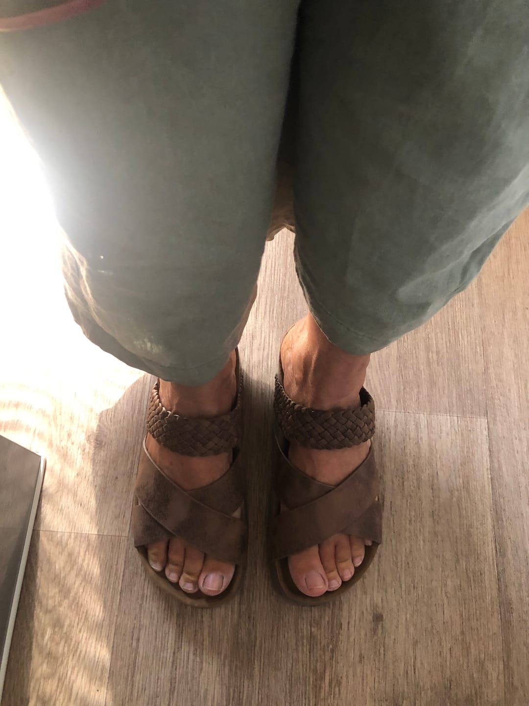 Customer photo review of Sienne Sandal - Dune