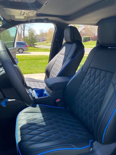 Customer photo review of Premium Custom-Fit Seat Covers