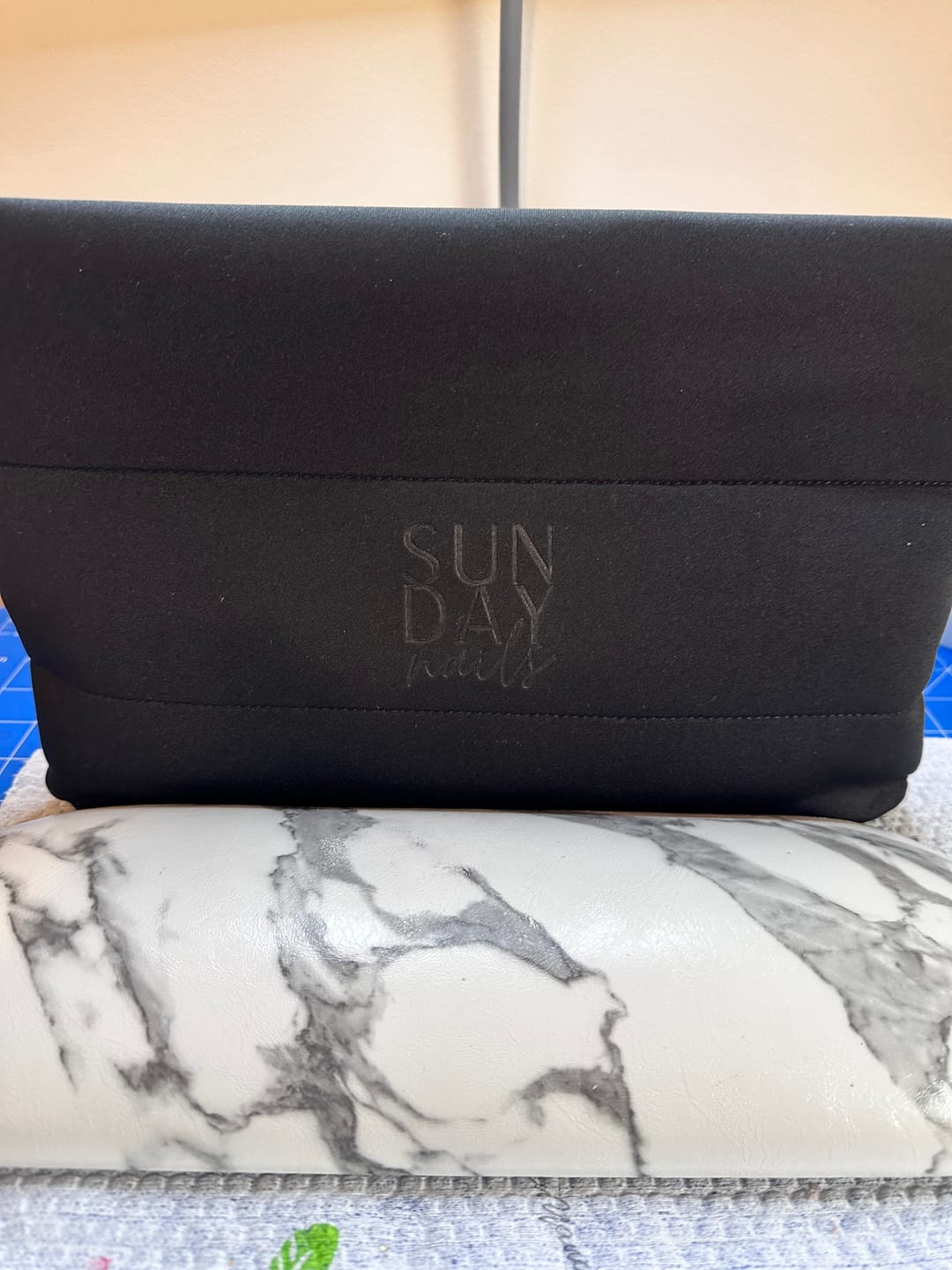 Customer photo review of FREE Sunday Nails Makeup Bag