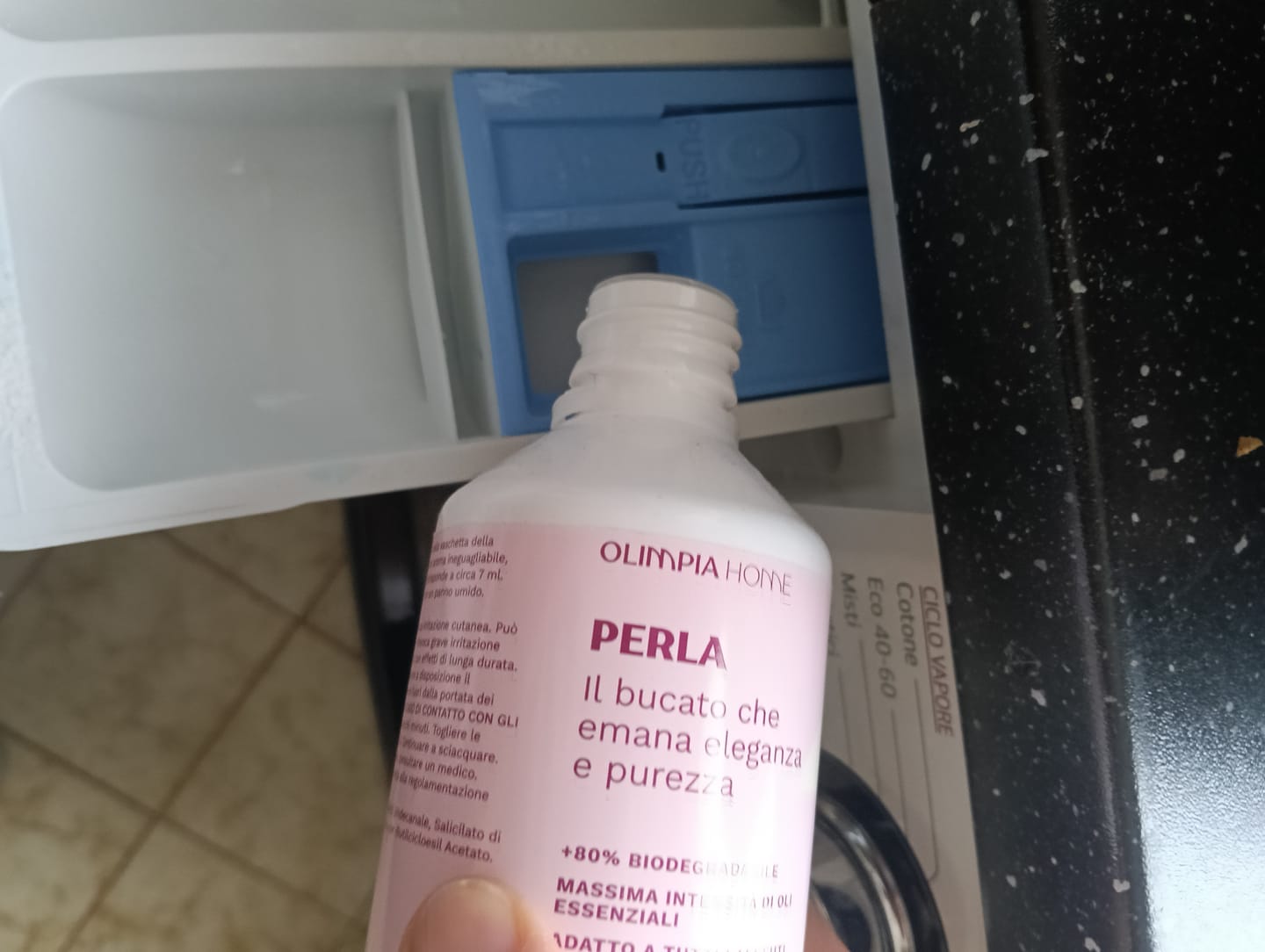 Customer photo review of Perla – Il bucato che emana eleganza e purezza