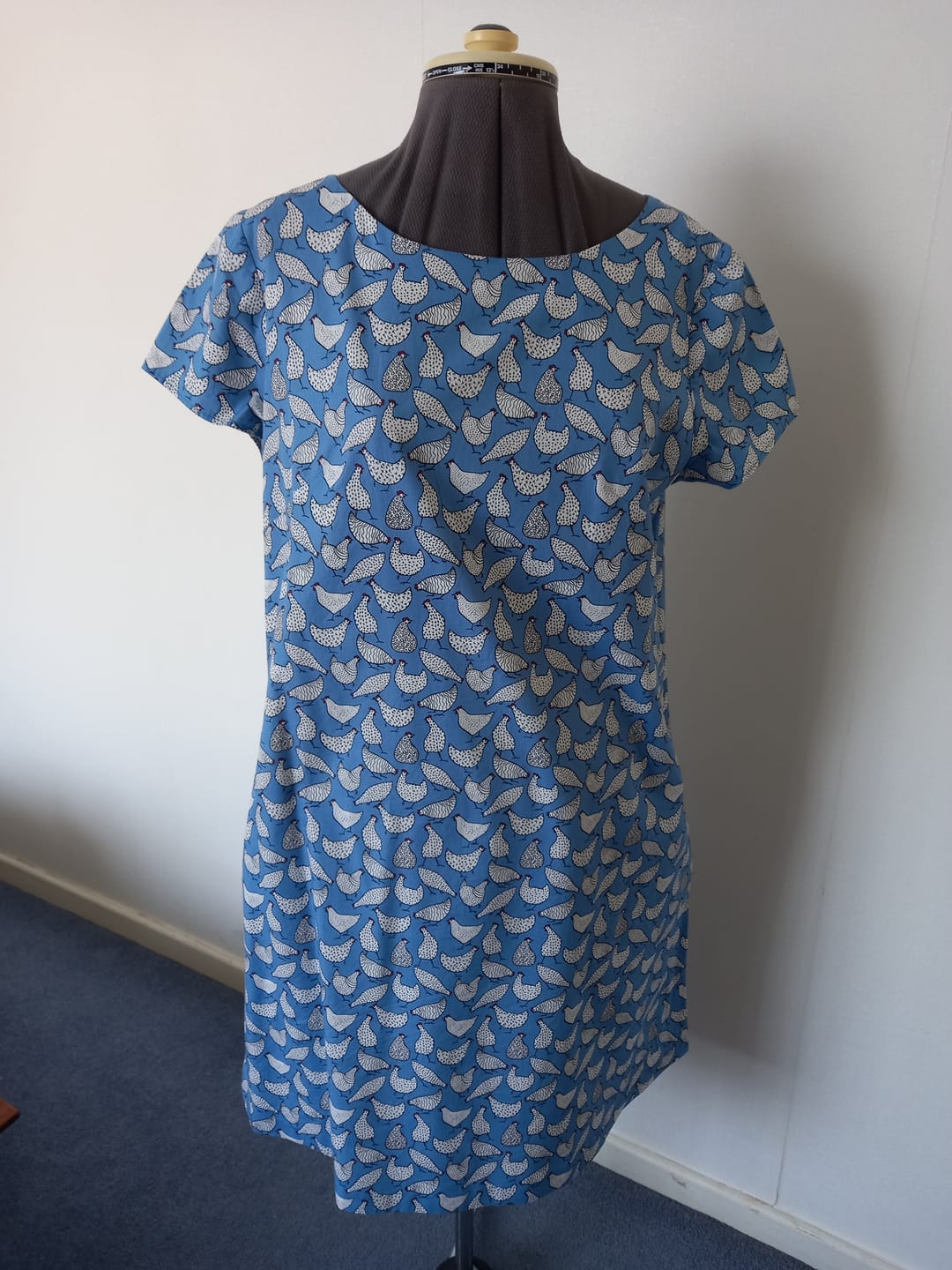 Customer photo review of Hens Rose & Hubble Cotton Poplin Fabric