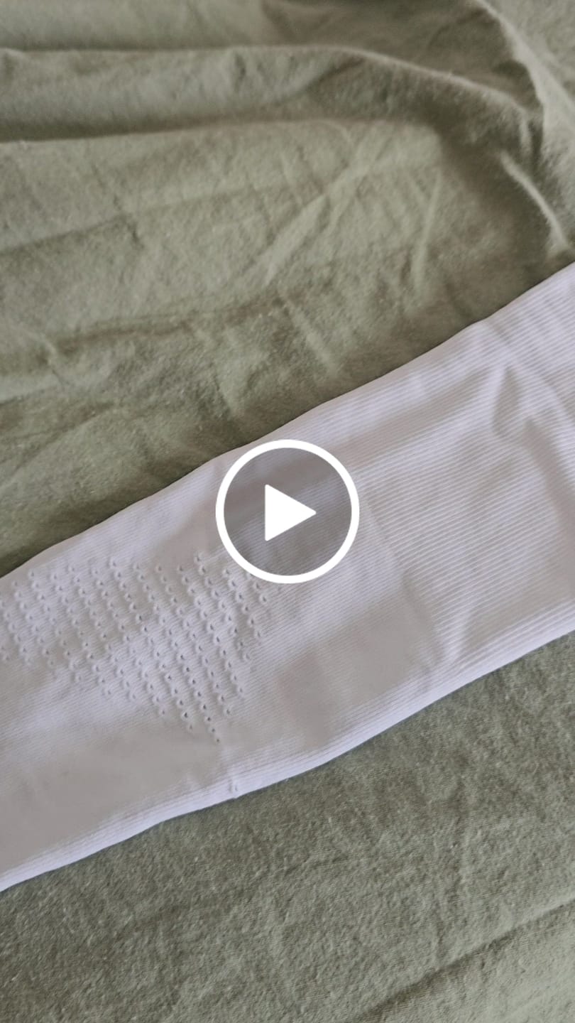 Customer video review of Manchon de compression pour bras
