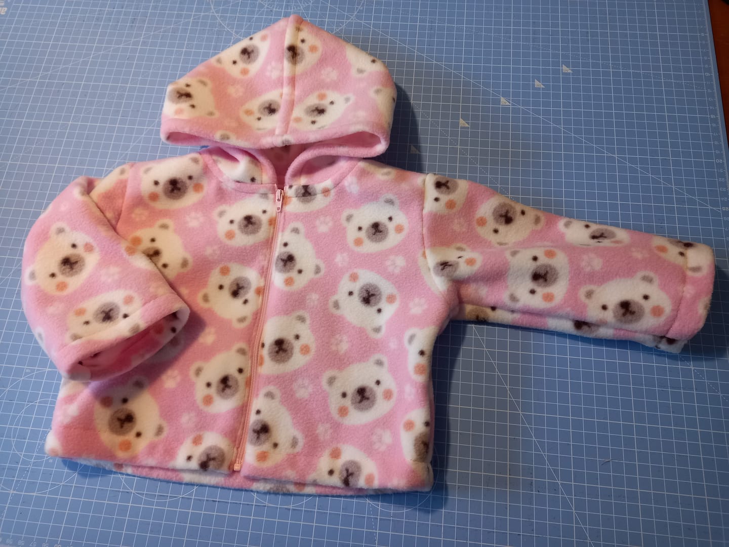 Customer photo review of Bear Faces Anti Pill Polar Fleece Fabric