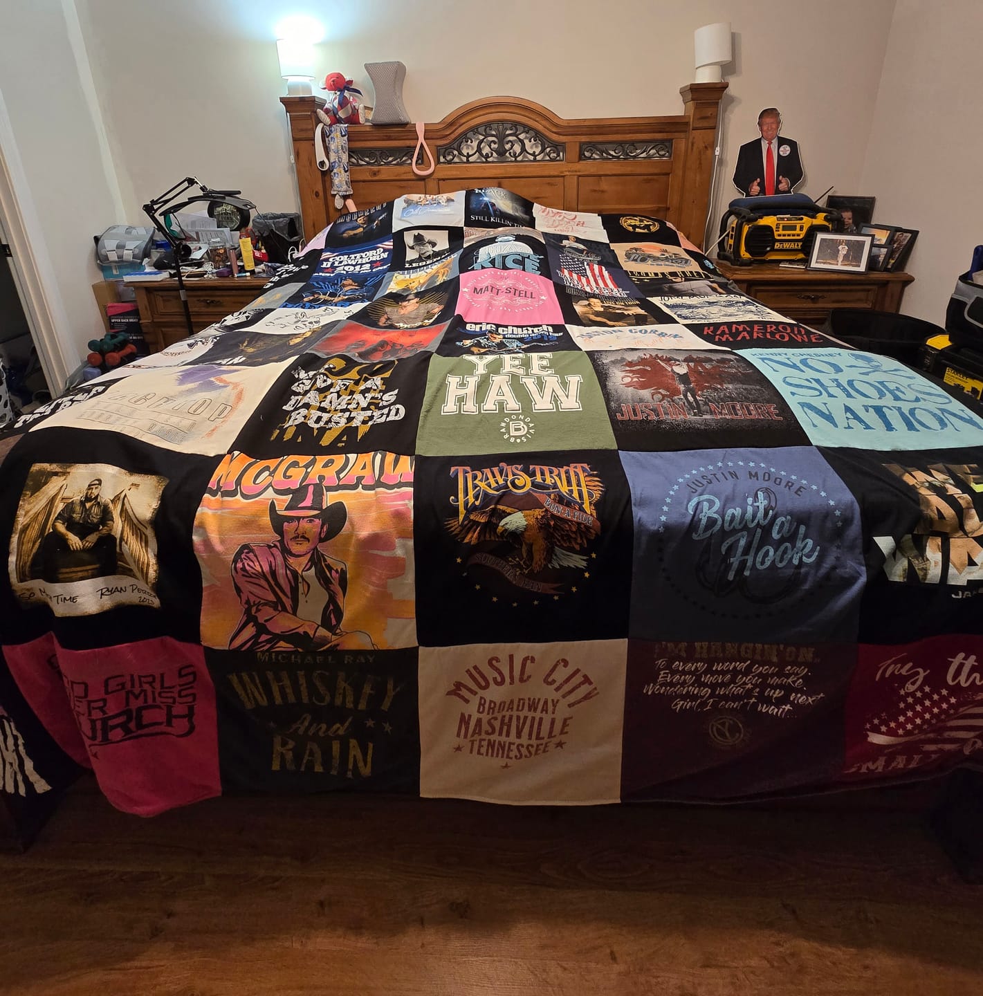 Customer photo review of Double Sided T-Shirt Quilt from Project Repat