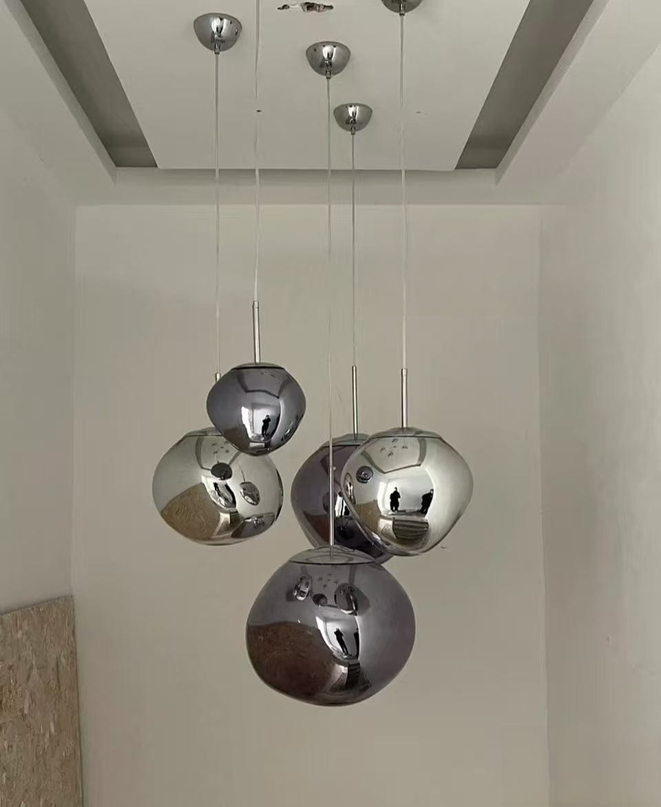 Customer photo review of Tambora Lava Pendant Light, Bulb Version