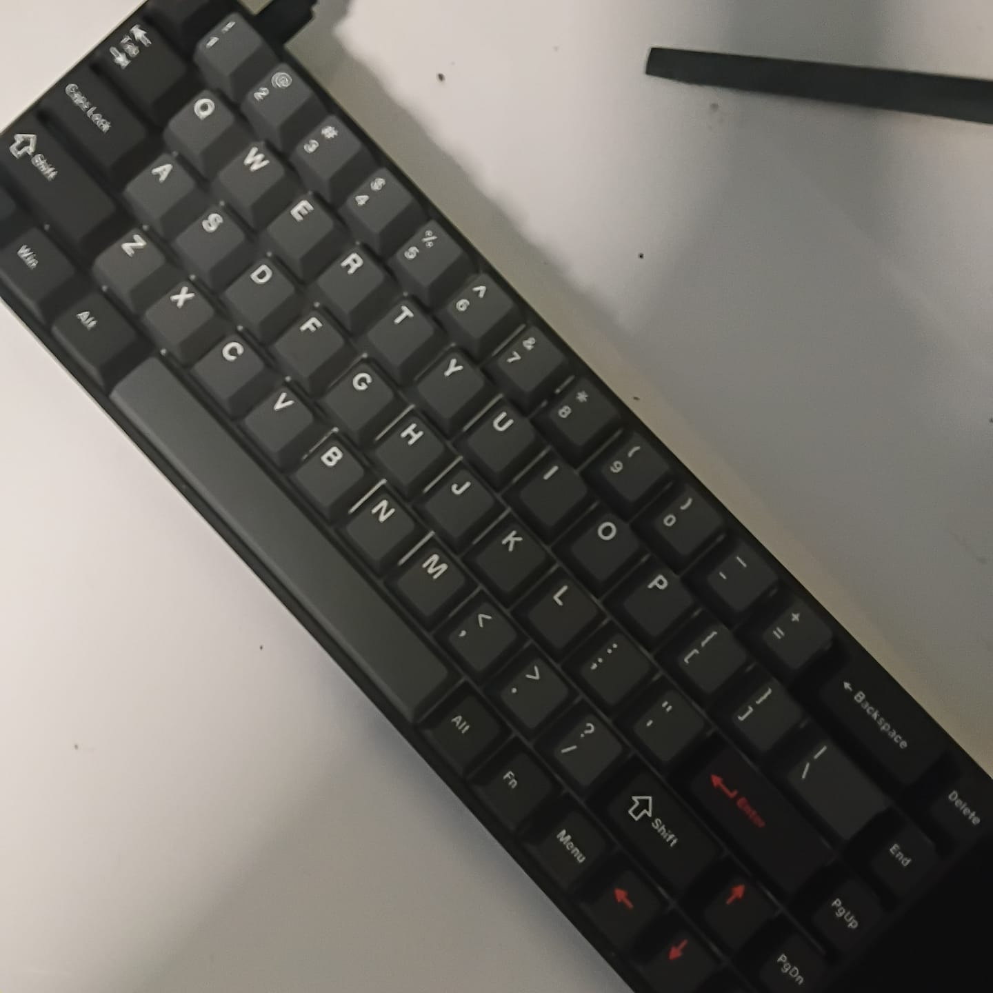 Customer photo review of DrunkDeer G65 - Wired Actuation Distance Adjustable HE Magnetic Switch Gaming Keyboard
