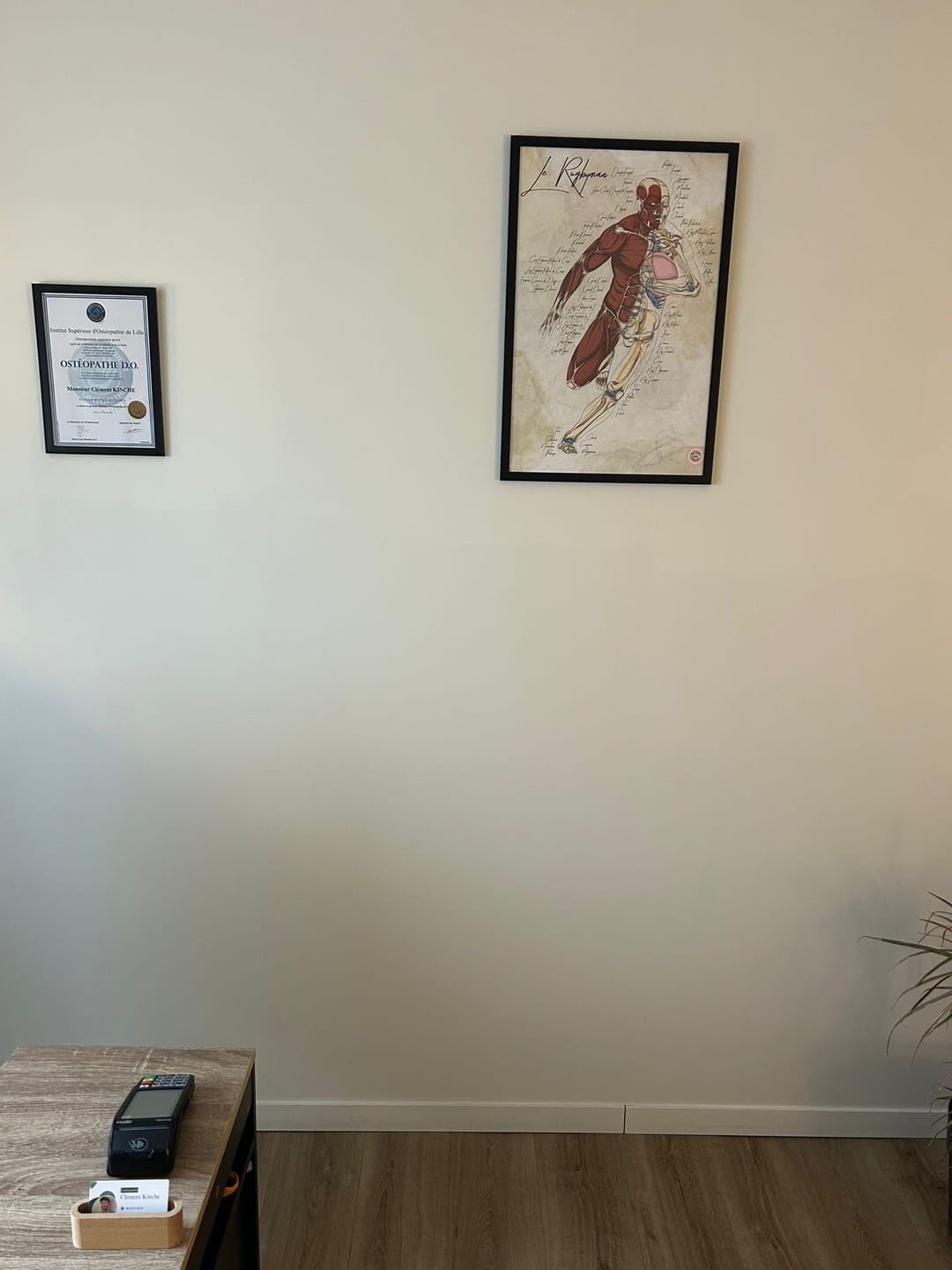 Customer photo review of Planche anatomique du Rugby