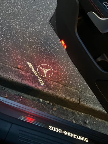 Customer photo review of MERCEDES DOOR LIGHTS