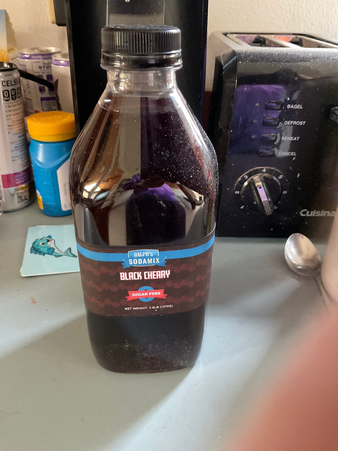 Customer photo review of Cool Berry Sparkling Water Flavoring Syrup