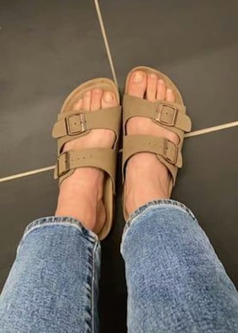 Customer photo review of Dilesa Konfor Serisi – Açık Tasarım | Premium Süet Terlik