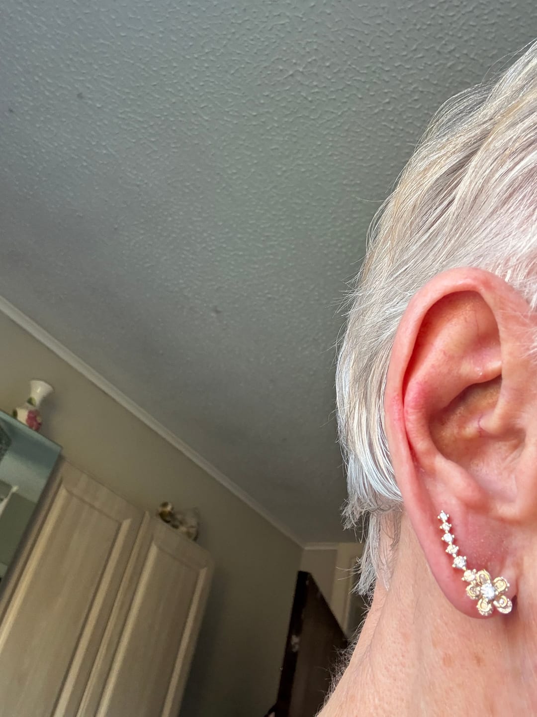 Customer photo review of Cressida Earrings