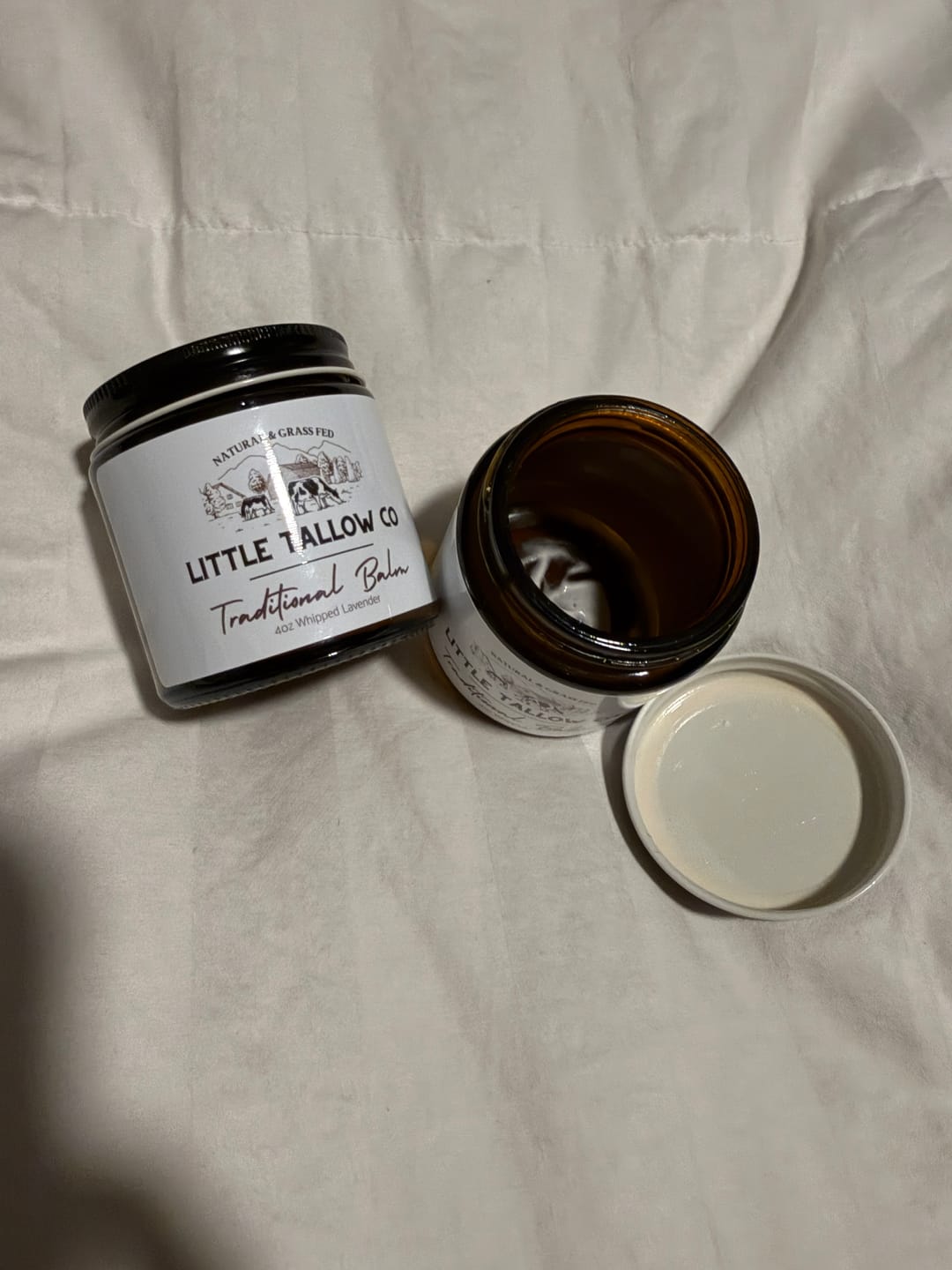 Customer photo review of Traditional Whipped Tallow Balm - 4oz Glass Jar