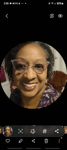 Customer photo review of Rena Eyeglasses