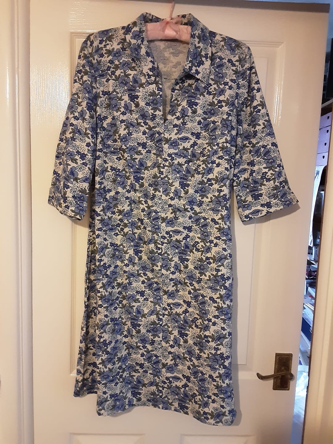 Customer photo review of Drawn Meadows Cotton Linen Fabric
