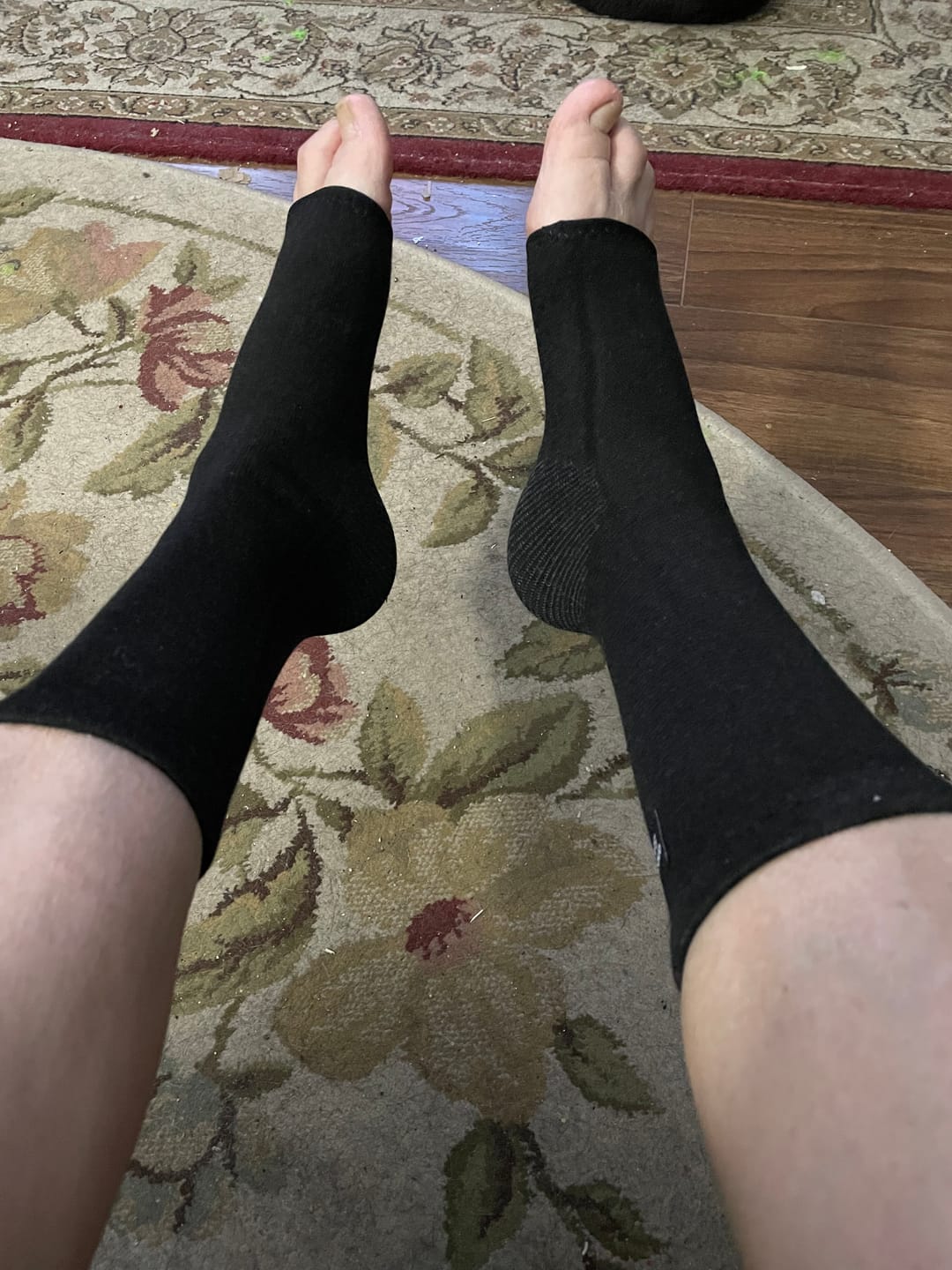 Customer photo review of Premium Anti-Fatigue Bamboo Footsleeves