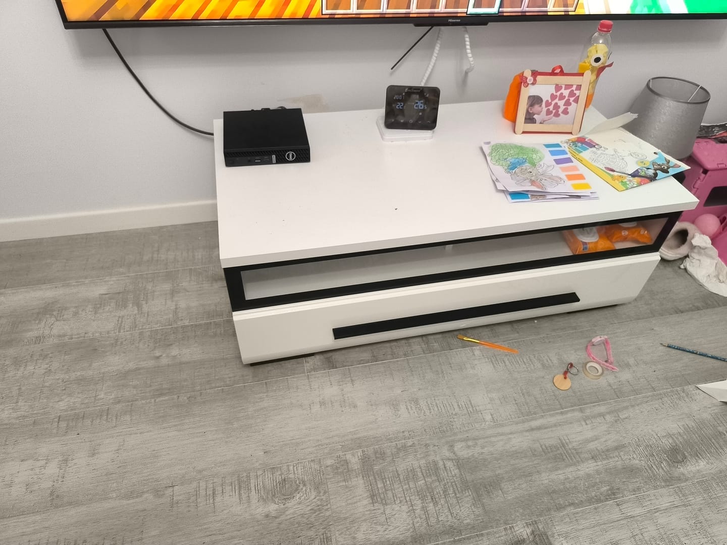 Customer photo review of Comoda BERGEN OCN-29599, alb/negru