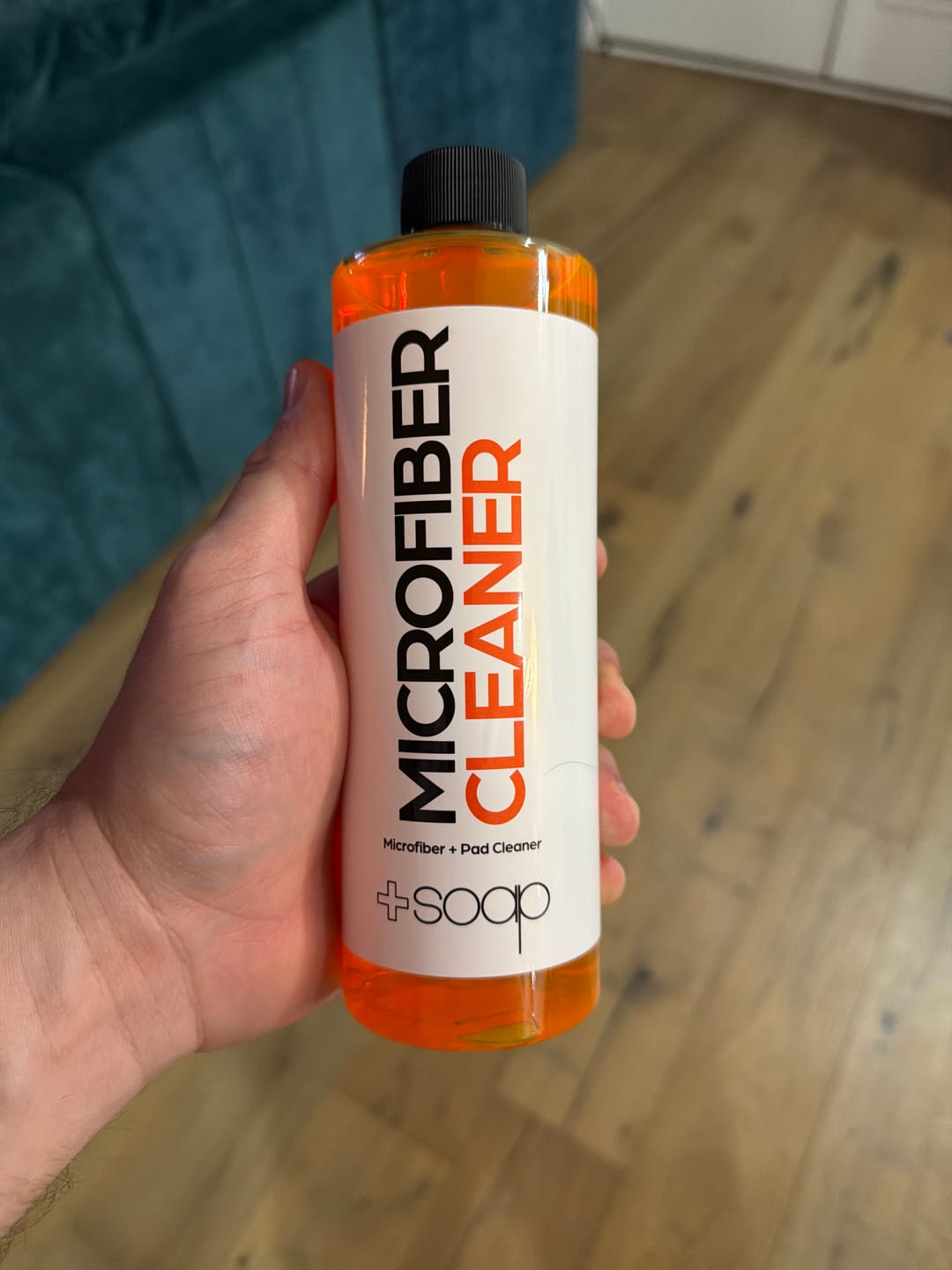 Customer photo review of +Soap Microfiber Cleaner