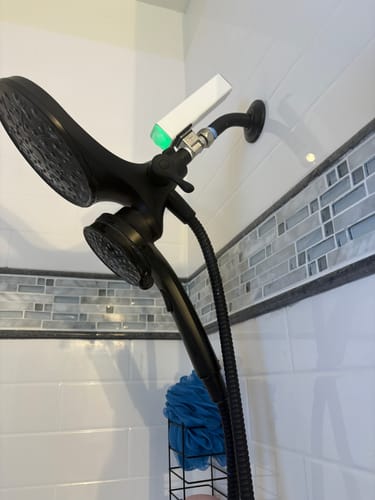 Customer photo review of The Shower Wizard - Shower Timer with Shut off Valve