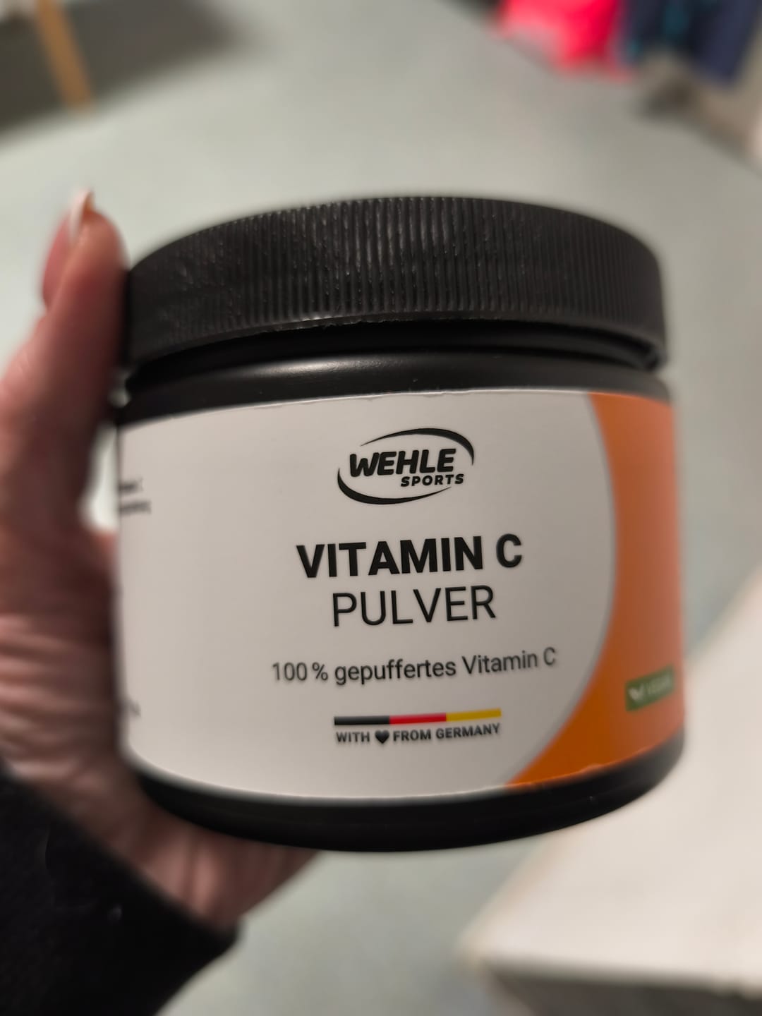 Customer photo review of Wehle Sports Vitamin C Pulver - 300g